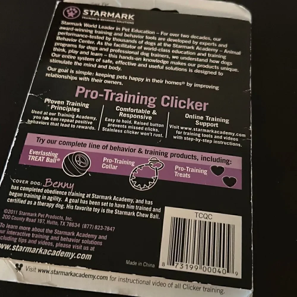 Dog training clicker